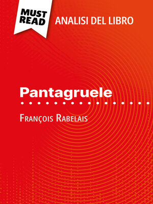 cover image of Pantagruele di François Rabelais (Analisi del libro)